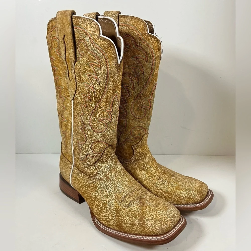 Durango Women's Arena Pro Western Leather Cowboy Boots 10M